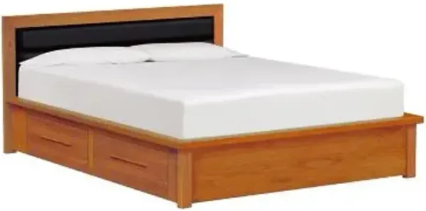 Moduluxe 35-Inch Storage Bed with Microsuede Headboard