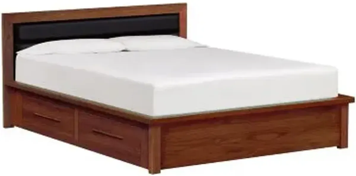 Moduluxe 35-Inch Storage Bed with Microsuede Headboard