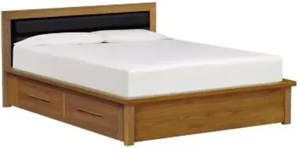 Moduluxe 35-Inch Storage Bed with Microsuede Headboard