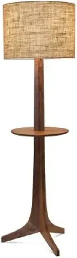 Burlap / Brushed Brass- Walnut color