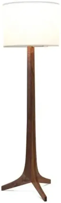 White Linen / Brushed Brass- Walnut color