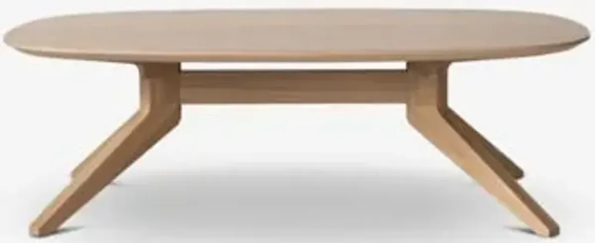 Cross Oval Coffee Table
