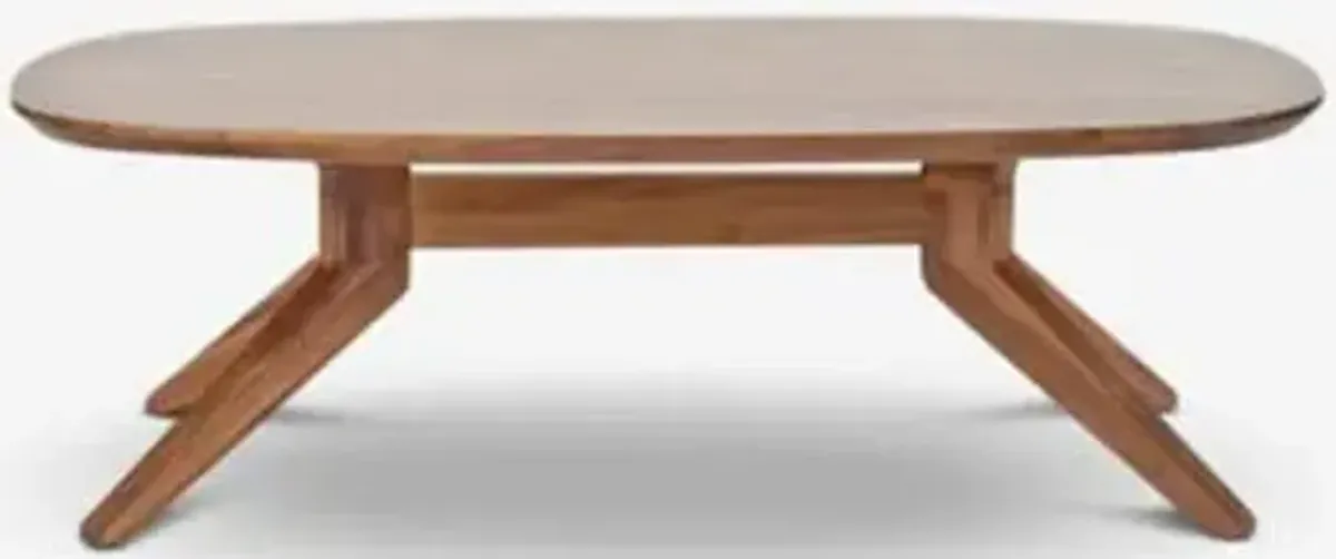 Cross Oval Coffee Table