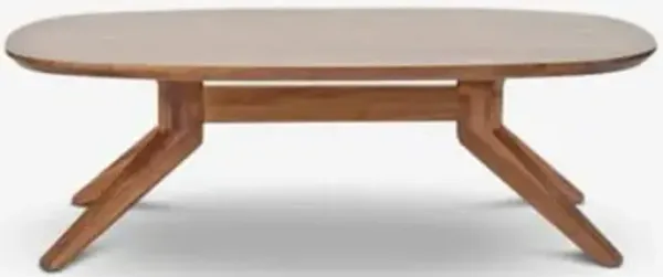 Cross Oval Coffee Table