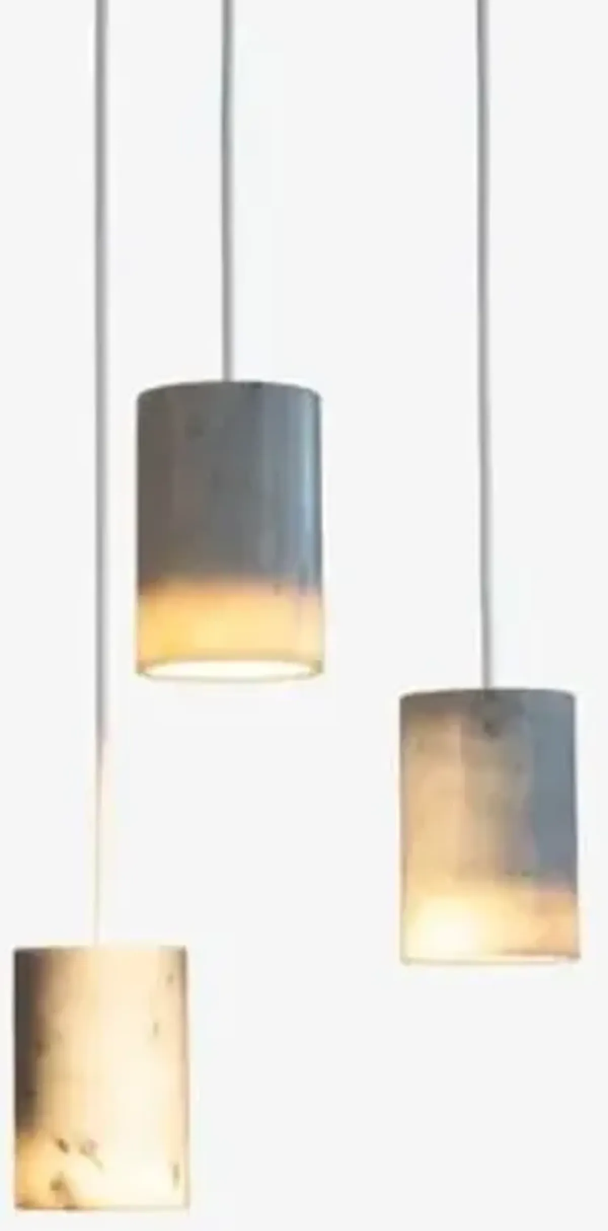 Solid Cluster Multi Light Cylindrical Pendant