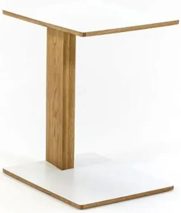 Overhang Rectangular Side Table
