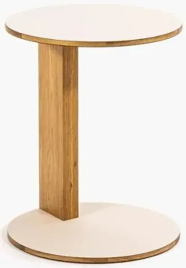 Overhang Round Side Table