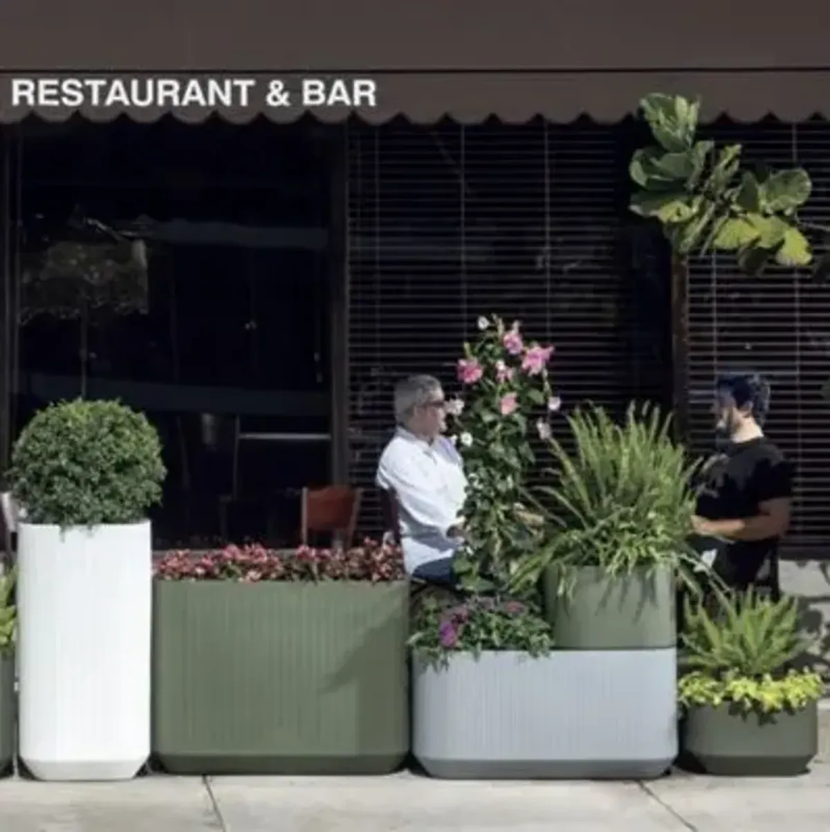 TruDrop Self Watering Small Modular Planter Box