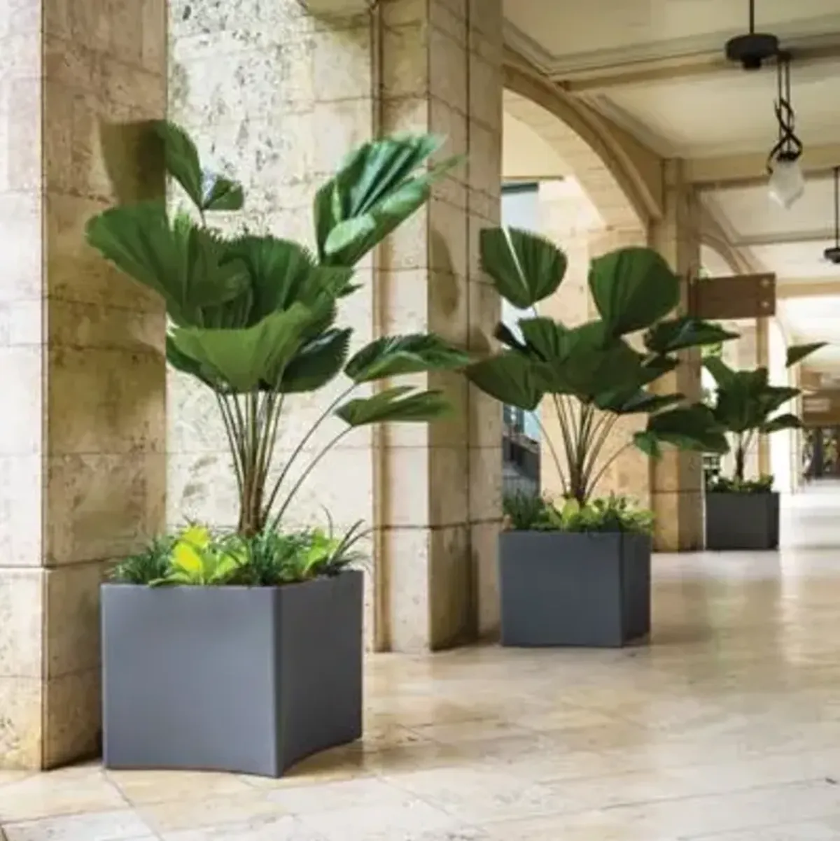TruDrop Pinch Outdoor Self Watering Square Planter