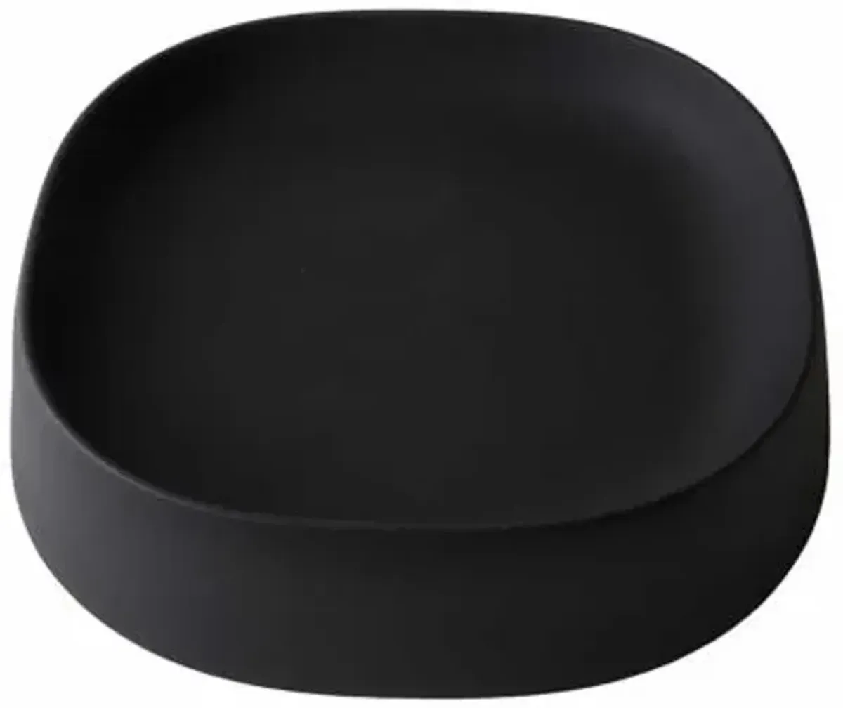 Pebble Modern Plant Caddy with Hidden Wheels