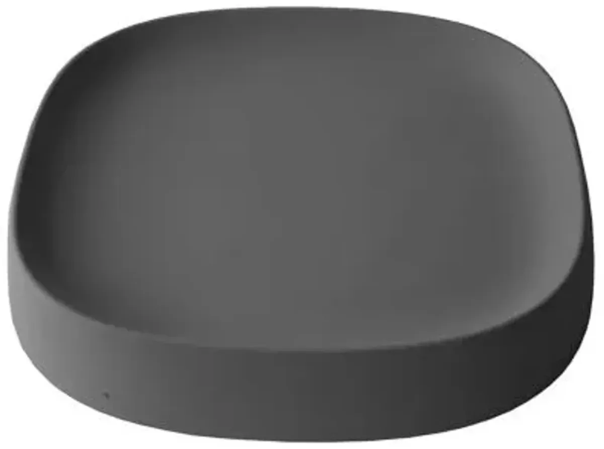 Pebble Modern Plant Caddy with Hidden Wheels