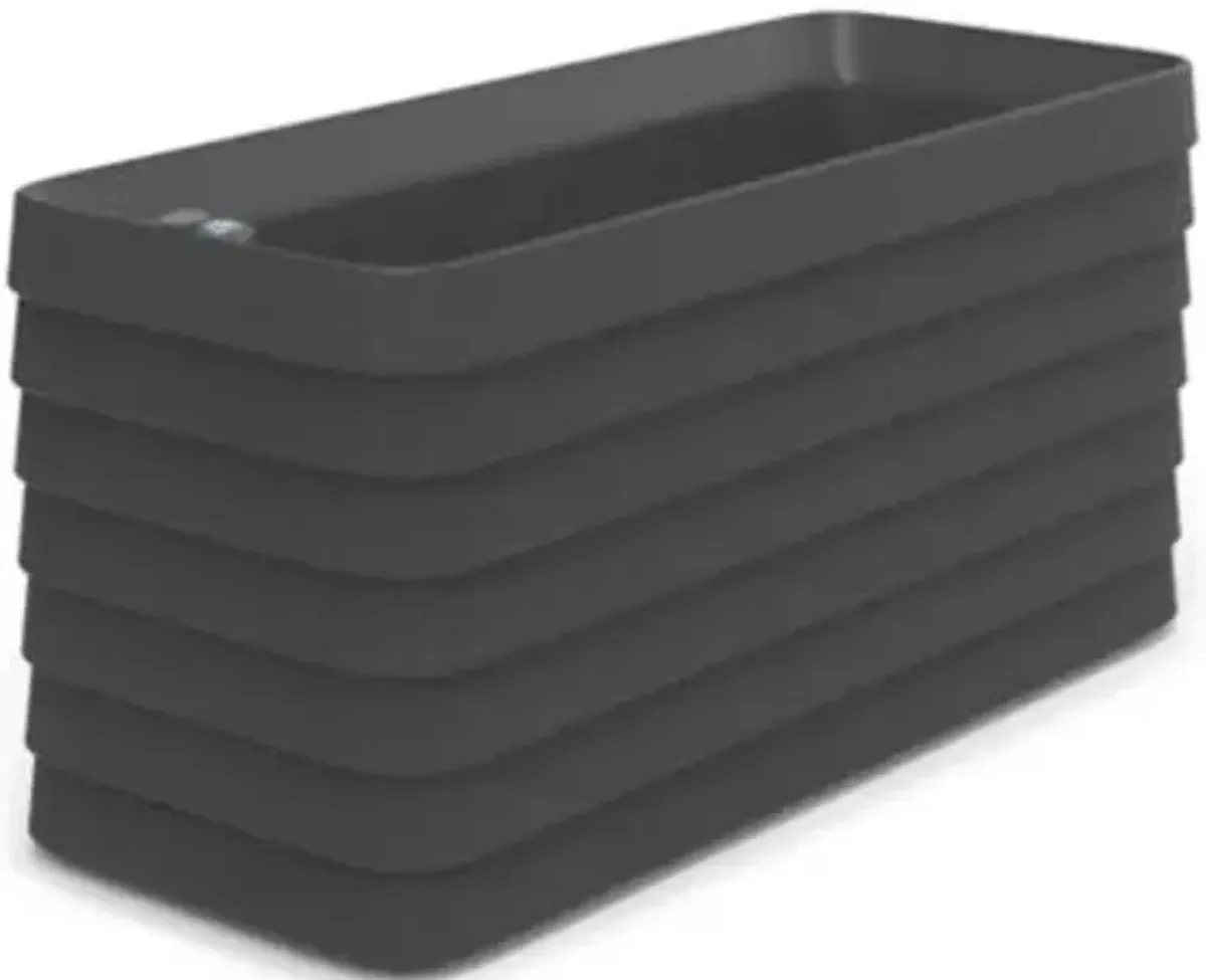 TruDrop Slat Self Watering Indoor/Outdoor Deck Box