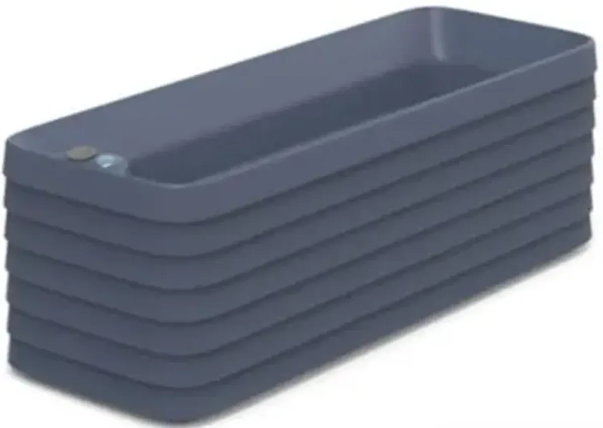 TruDrop Slat Self Watering Modern Window Box