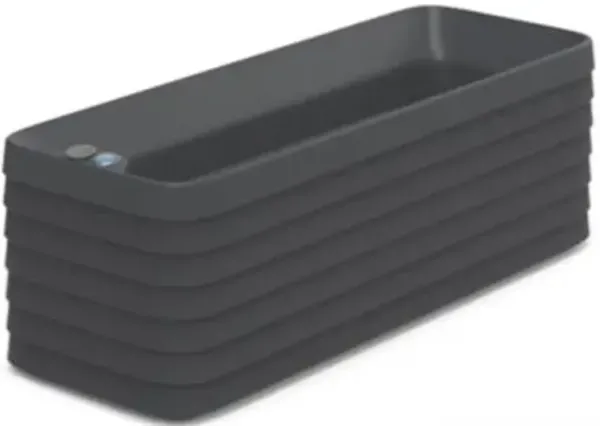 TruDrop Slat Self Watering Modern Window Box