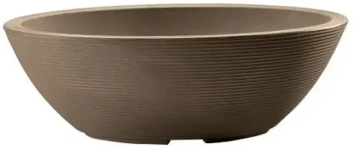 Delano Indoor/Outdoor Oval-Shape Planter Bowl