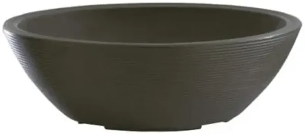 Delano Indoor/Outdoor Oval-Shape Planter Bowl