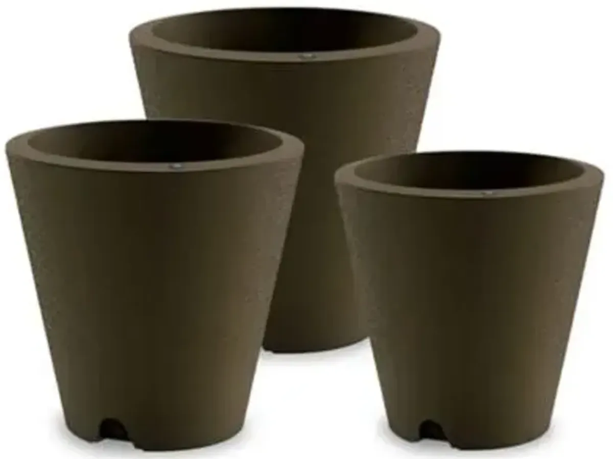TruDrop Dot Self Watering Round Indoor/Outdoor Planter