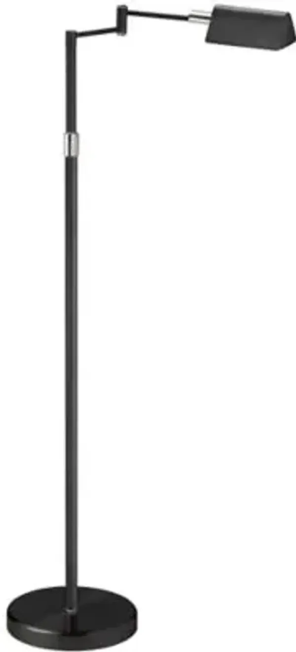 9W LED Swing Arm Floor Lamp