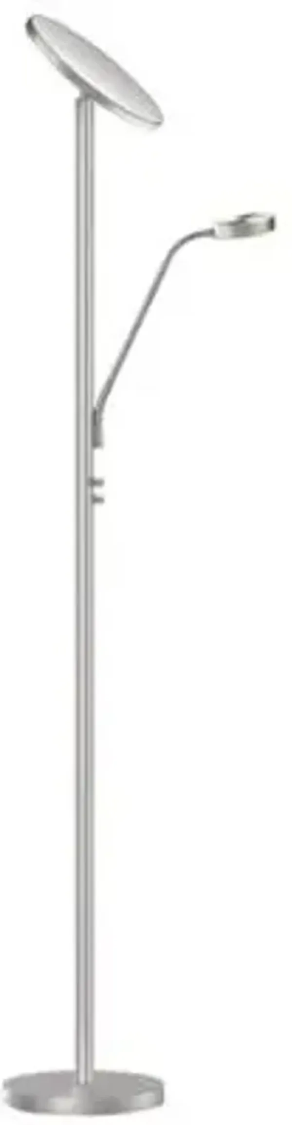 Mother & Son LED Disk Floor Lamp