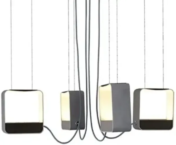 Eau De Lumiere Square LED Chandelier
