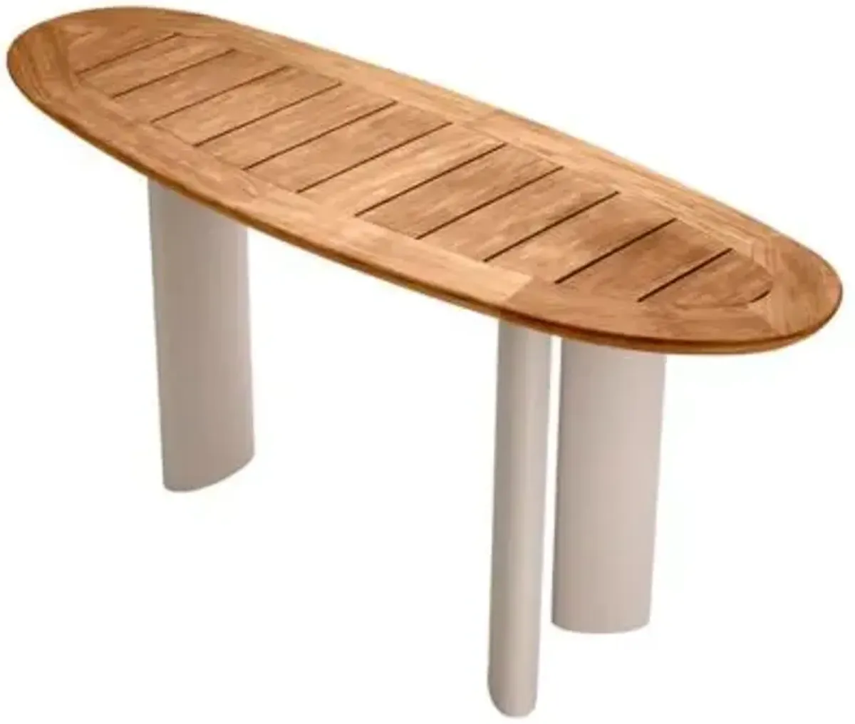 Free Form Outdoor Console Table