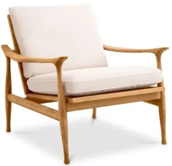 Manzo Outdoor Lounge Chair with Cushions