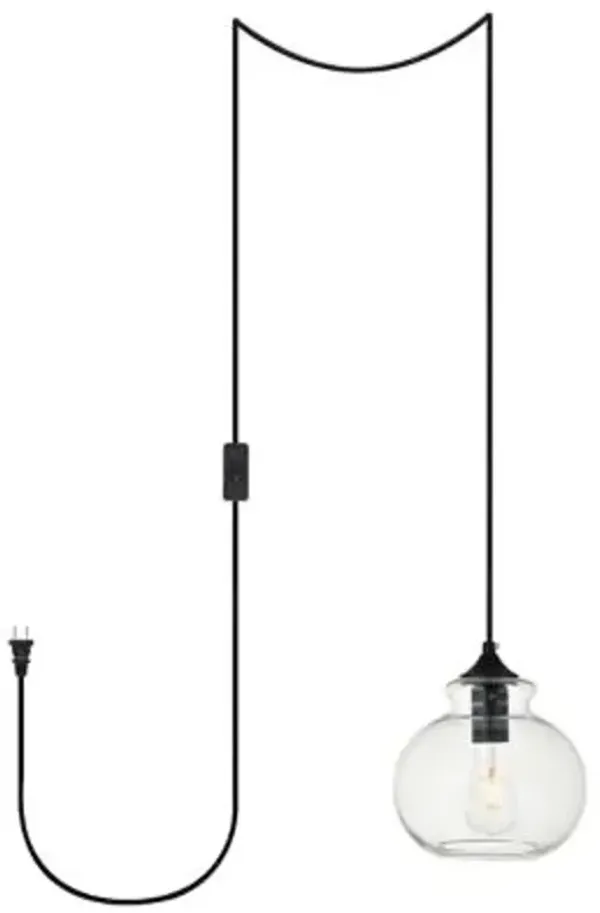 Destry Plug-In Globe Pendant