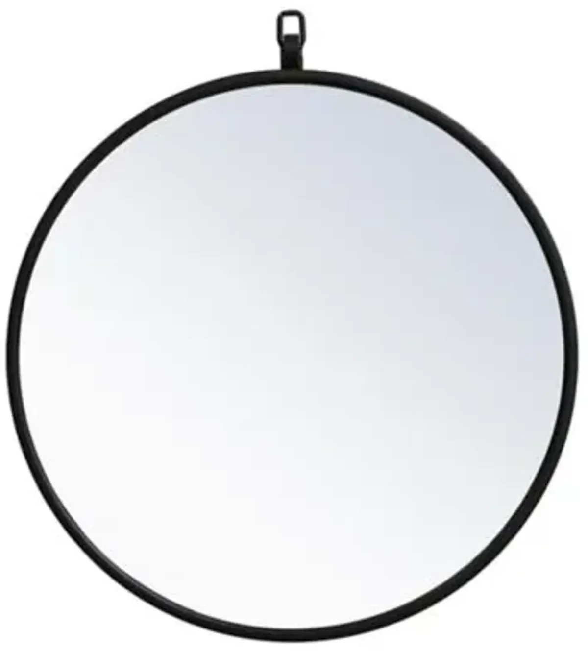 Rowan Round Wall Mirror with Decorative Hook