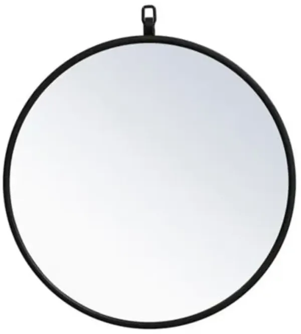 Rowan Round Wall Mirror with Decorative Hook
