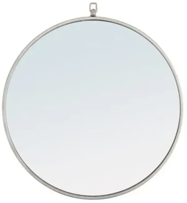 Rowan Round Wall Mirror with Decorative Hook
