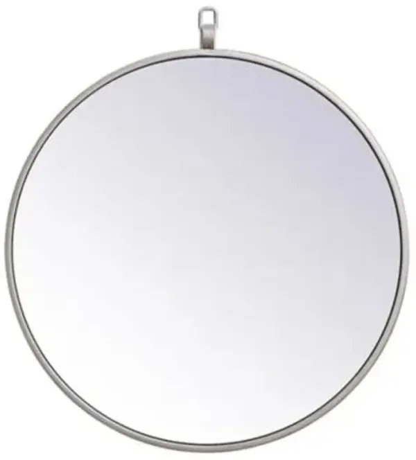 Rowan Round Wall Mirror with Decorative Hook