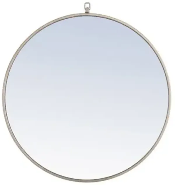 Rowan Round Wall Mirror with Decorative Hook