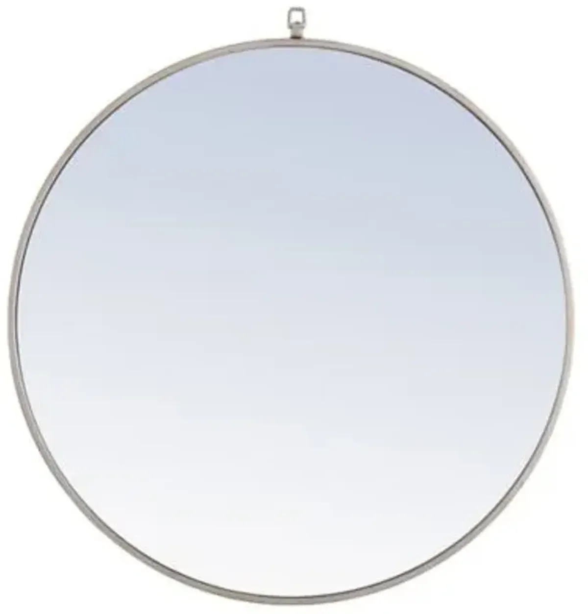 Rowan Round Wall Mirror with Decorative Hook