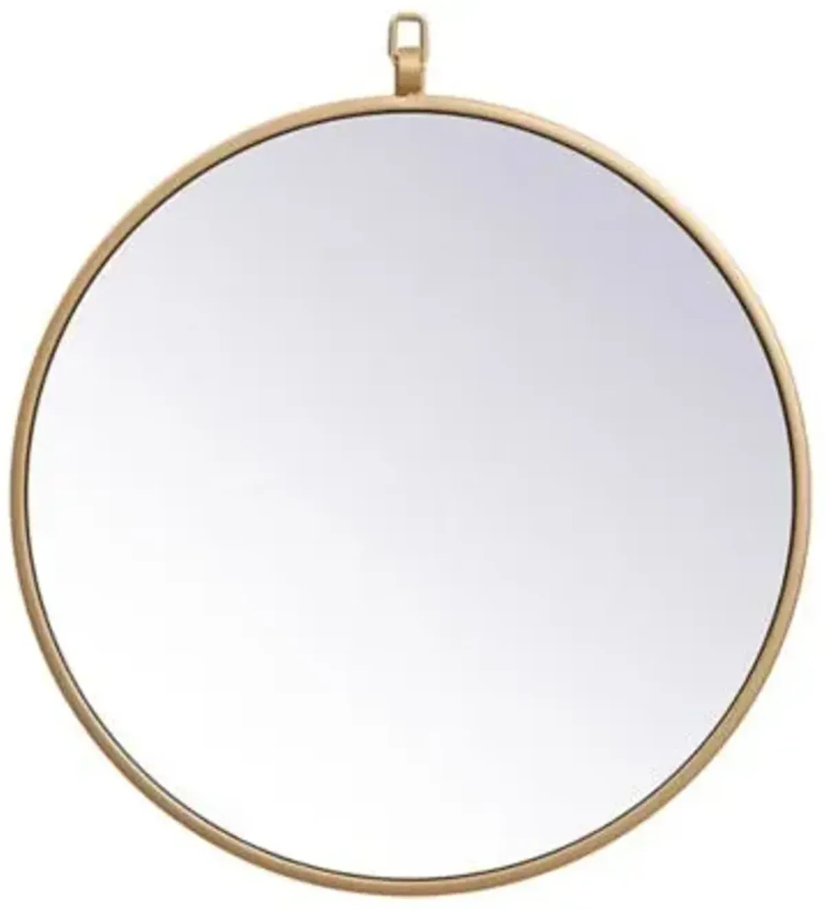 Rowan Round Wall Mirror with Decorative Hook