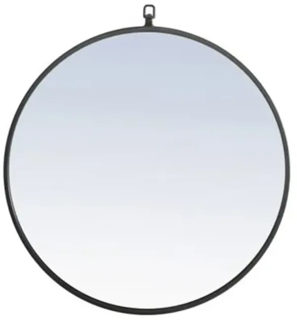 Rowan Round Wall Mirror with Decorative Hook