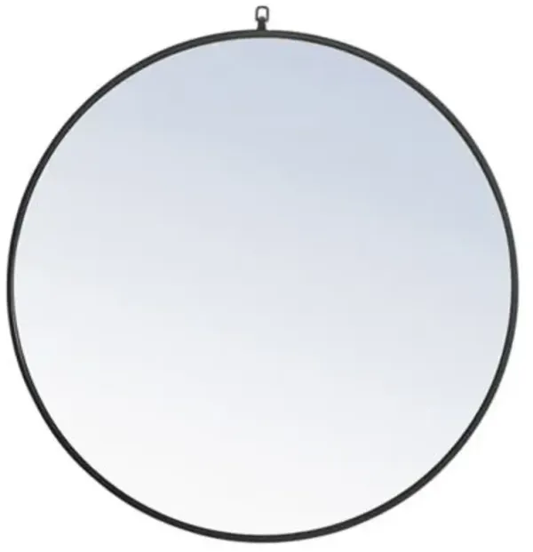 Rowan Round Wall Mirror with Decorative Hook