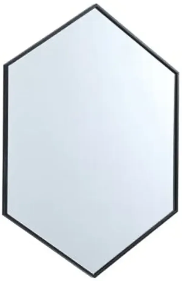 Decker Hexagon Wall Mirror