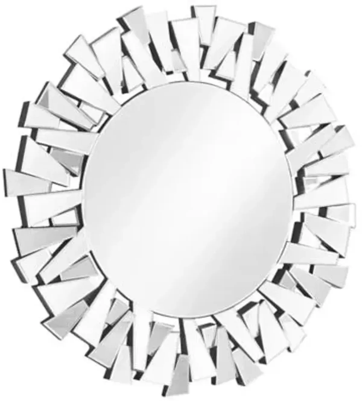 Modern Sparkle Round Mirror