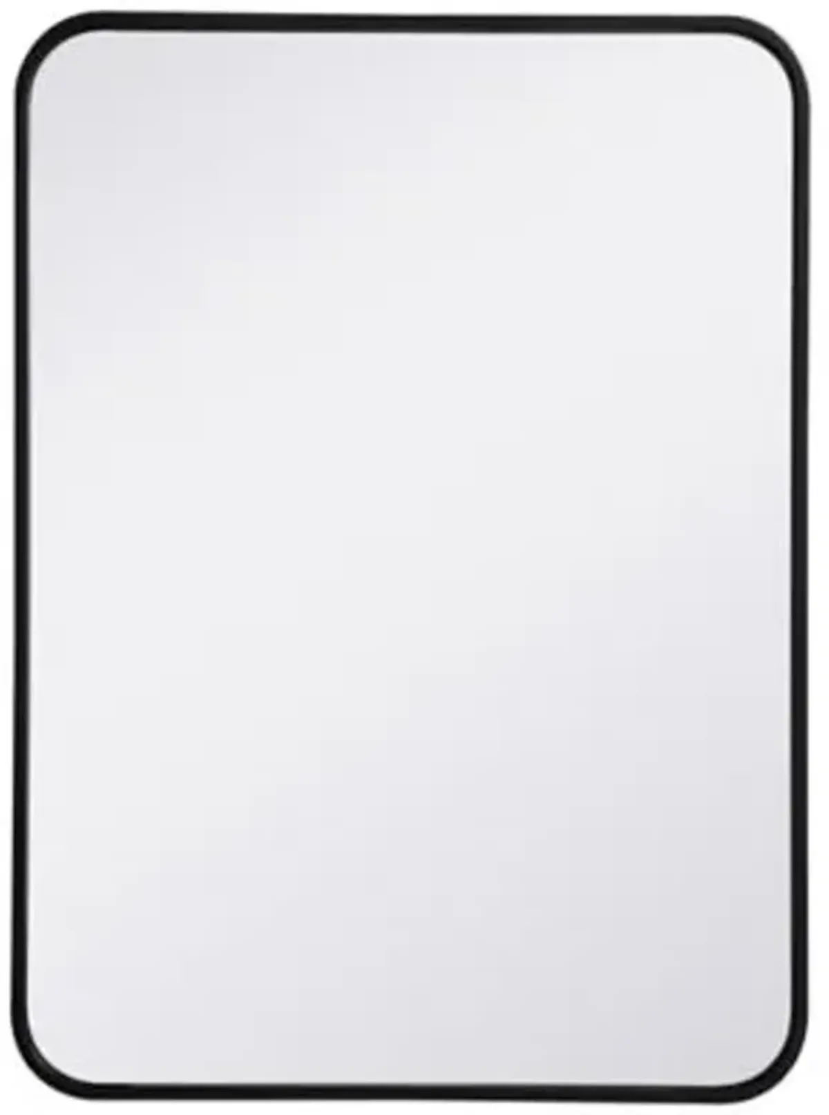 Evermore Soft Corner Metal Rectangular Vanity Mirror