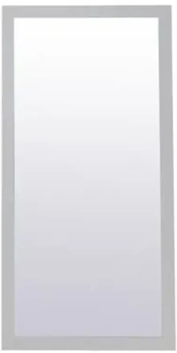 Aqua Rectangle Vanity Mirror
