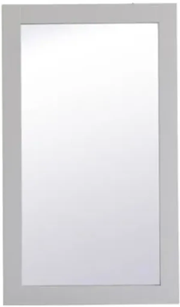 Aqua Rectangle Vanity Mirror