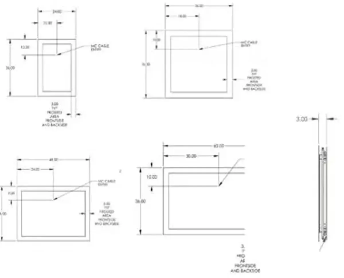 Silhouette LED Lighted Mirror with Keen Dimming Technology