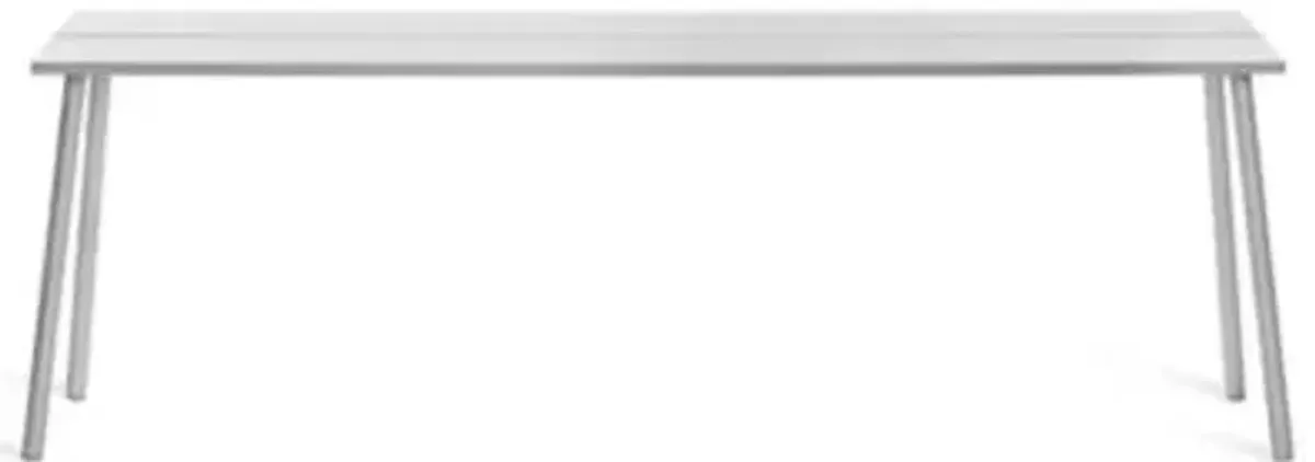 Run Side Table - Clear Anodized Frame