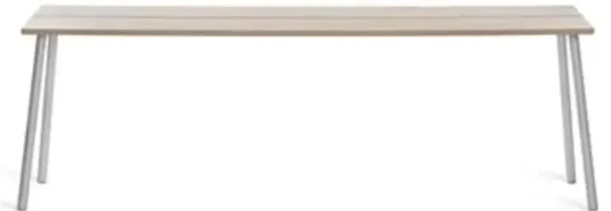 Run Side Table - Clear Anodized Frame