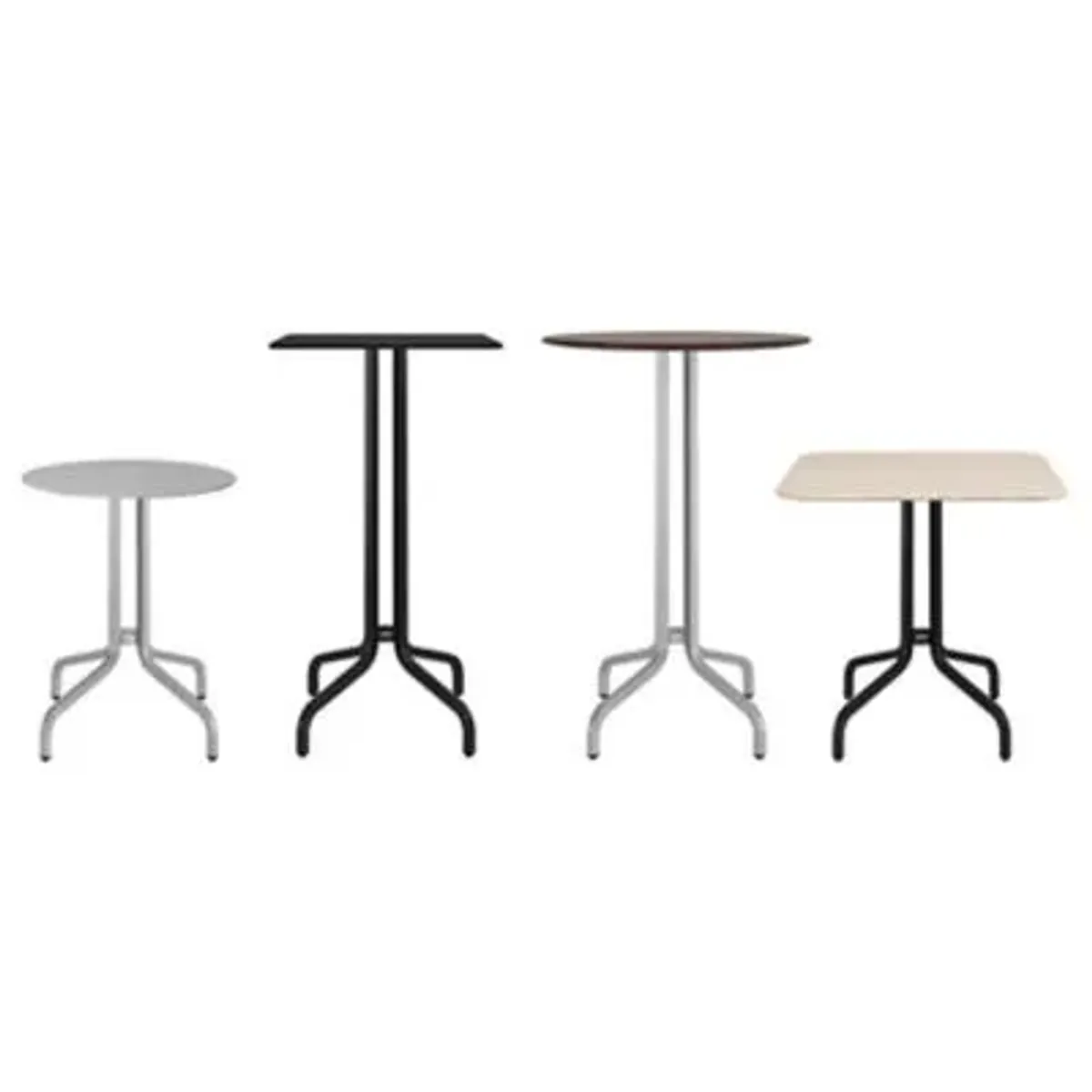 1 Inch Bar Table Round, Wood Top