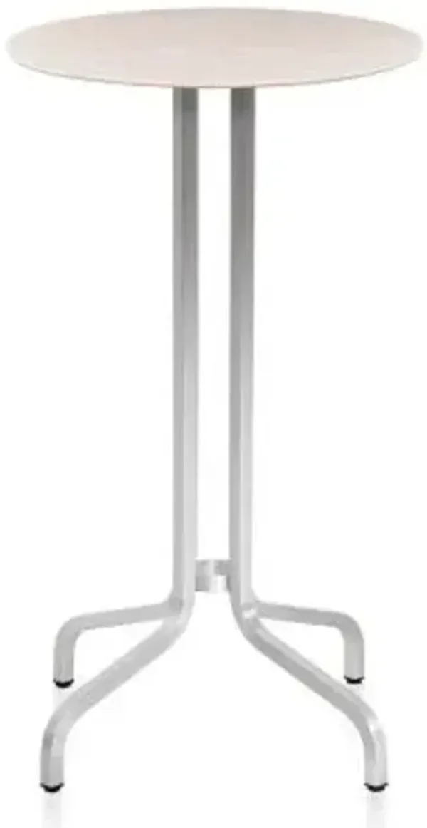 1 Inch Bar Table Round, Wood Top