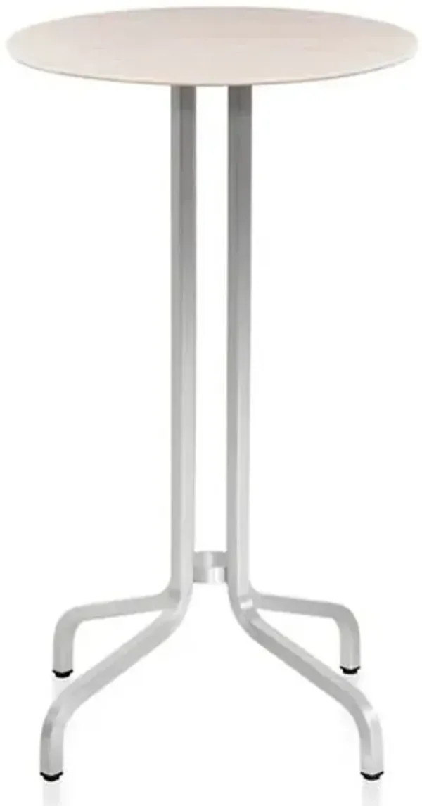 1 Inch Bar Table Round, Wood Top