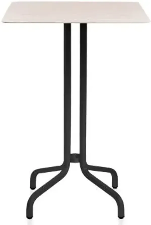1 Inch Bar Table Square, Wood Top