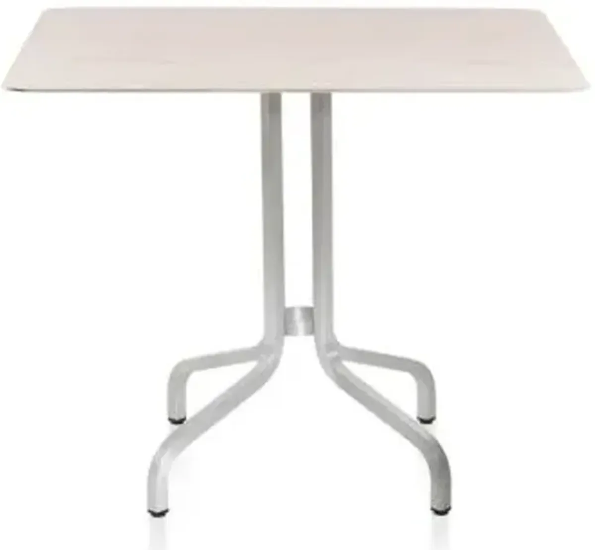 1 Inch Cafe Table Square, Wood Top