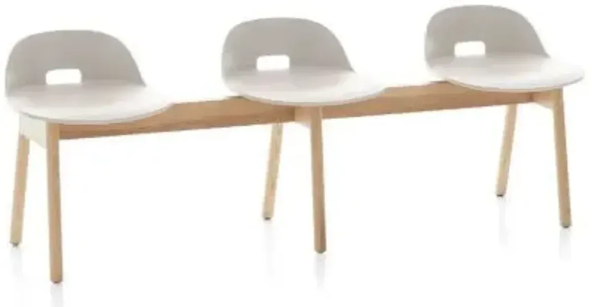 Alfi 3-Seat Bench, Low Back